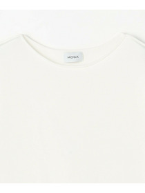 【MOGA】【Lサイズ】カーリングニットクロップドトップス 詳細画像 オレンジ 24