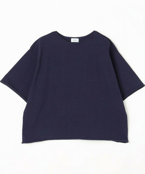 【MOGA】【Lサイズ】カーリングニットクロップドトップス 詳細画像 ネイビー 1
