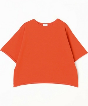 【MOGA】【Lサイズ】カーリングニットクロップドトップス 詳細画像 オレンジ 1