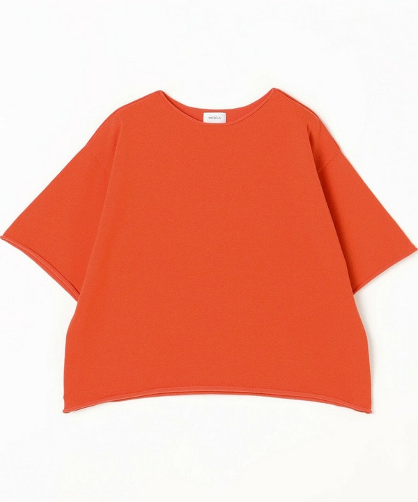 【Lサイズ】カーリングニットクロップドトップス 詳細画像 オレンジ 1