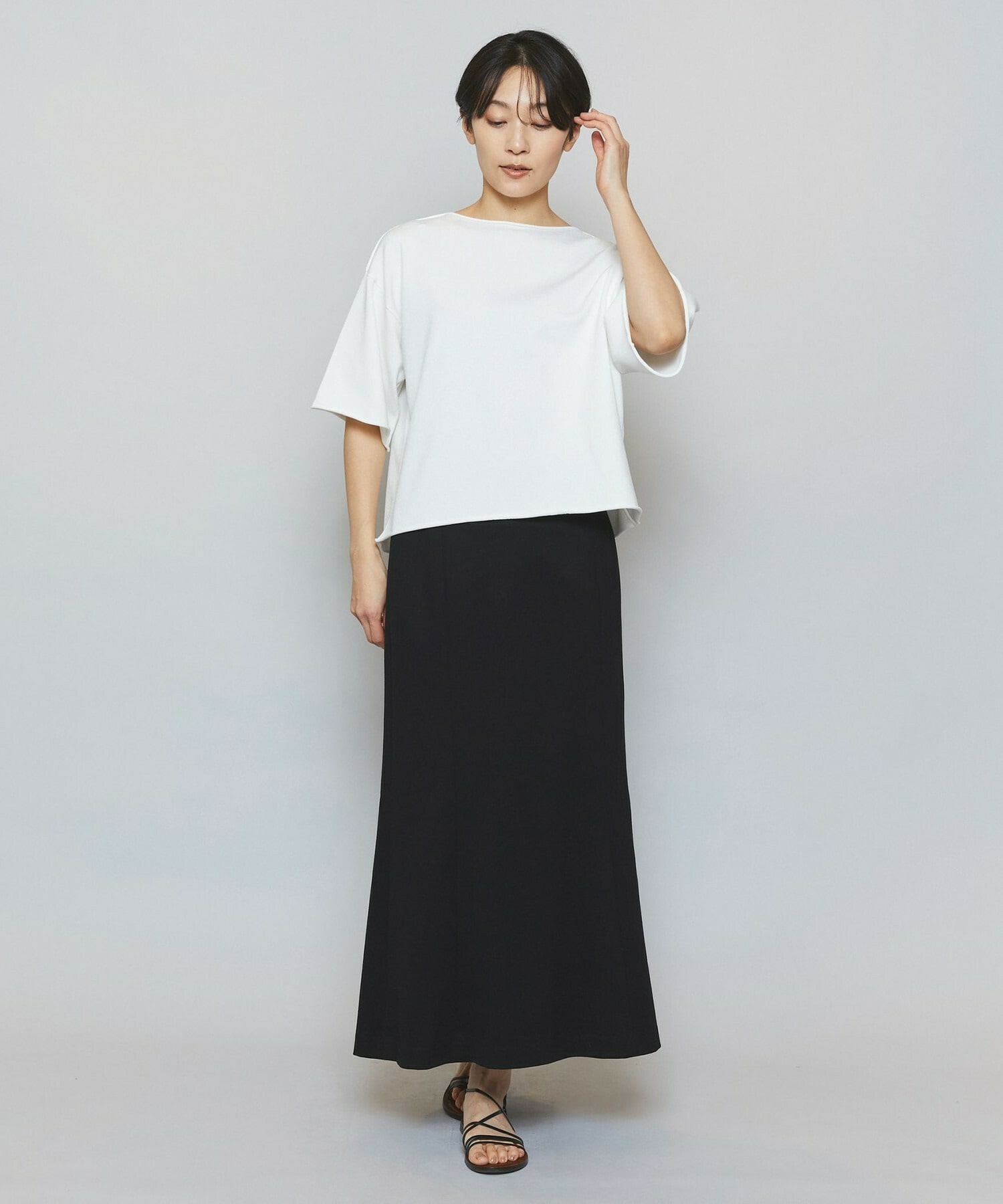 【MOGA】【Lサイズ】カーリングニットクロップドトップス 詳細画像 オレンジ 9