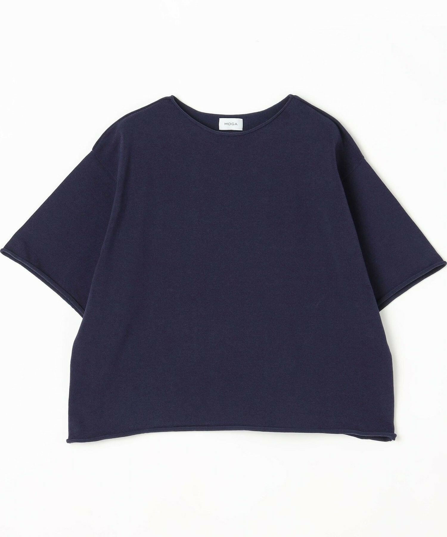 【MOGA】【Lサイズ】カーリングニットクロップドトップス 詳細画像 ネイビー 1