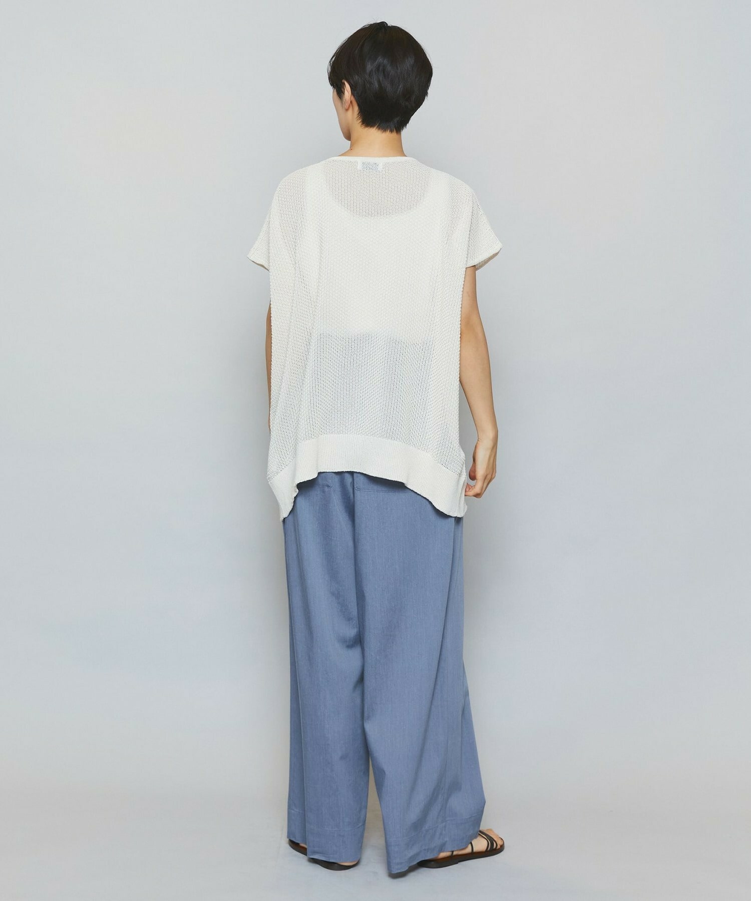 【MOGA】【Lサイズ】TAKUMIドロップショルダーニット 詳細画像 ブラック 10