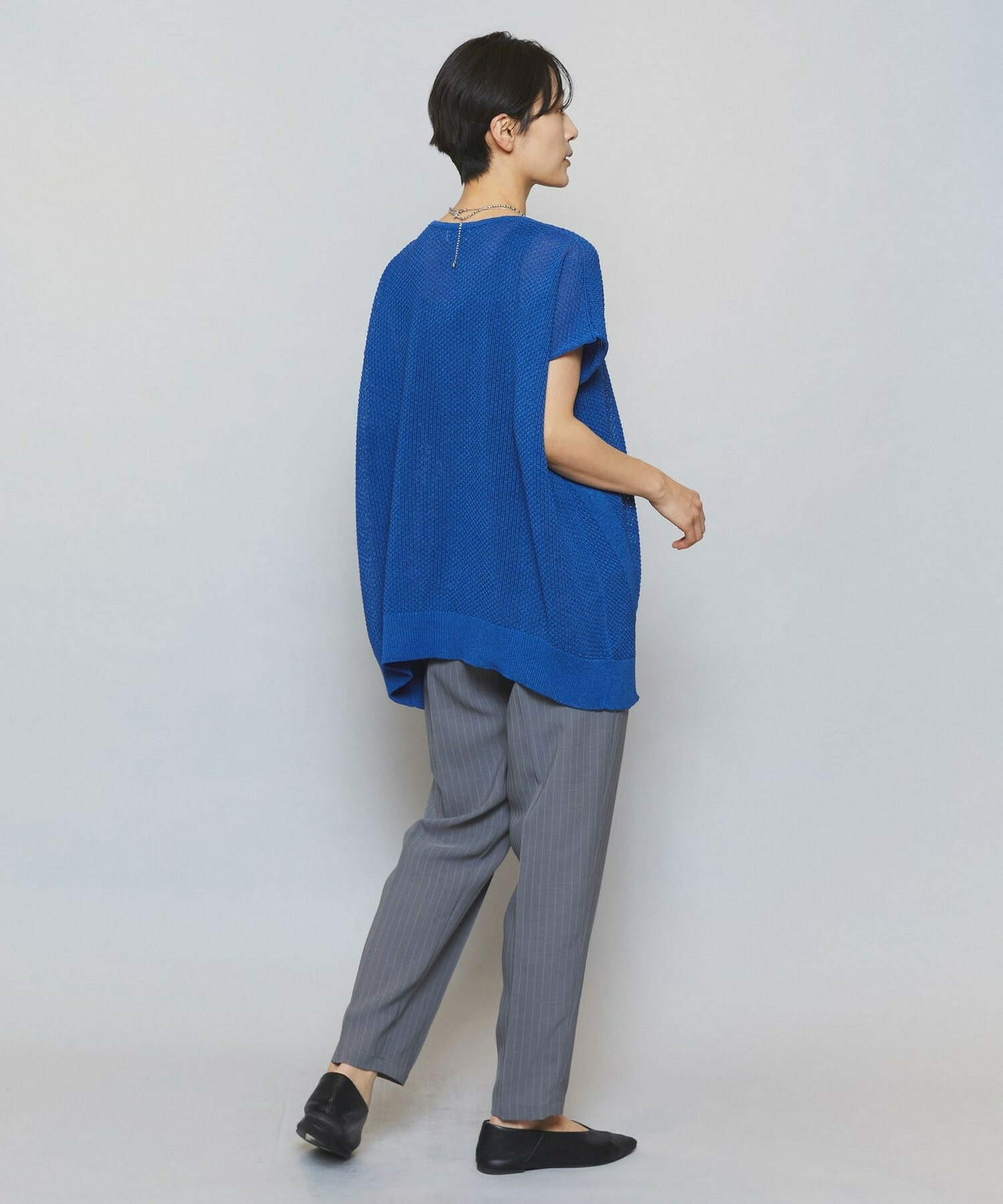 【MOGA】【Lサイズ】TAKUMIドロップショルダーニット 詳細画像 ブラック 16