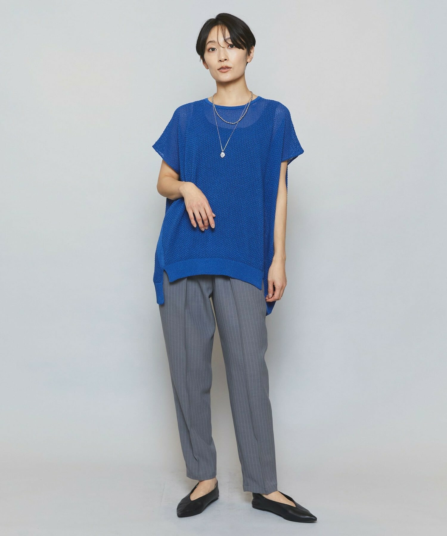 【MOGA】【Lサイズ】TAKUMIドロップショルダーニット 詳細画像 ブラック 18