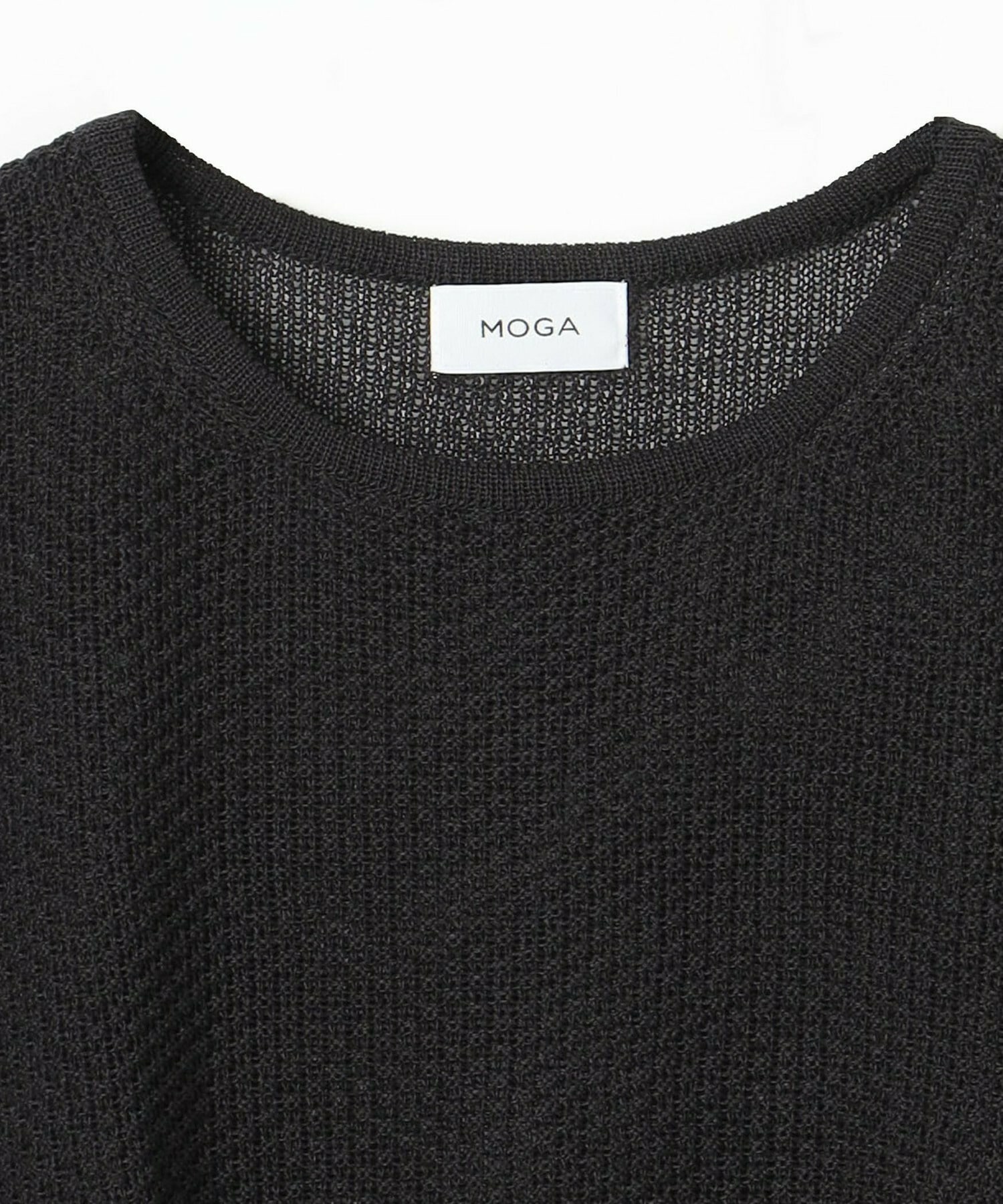 【MOGA】【Lサイズ】TAKUMIドロップショルダーニット 詳細画像 ブラック 24