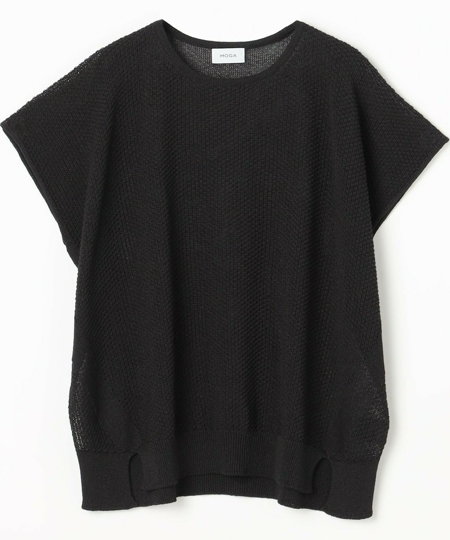 【MOGA】【Lサイズ】TAKUMIドロップショルダーニット 詳細画像 ブラック 1