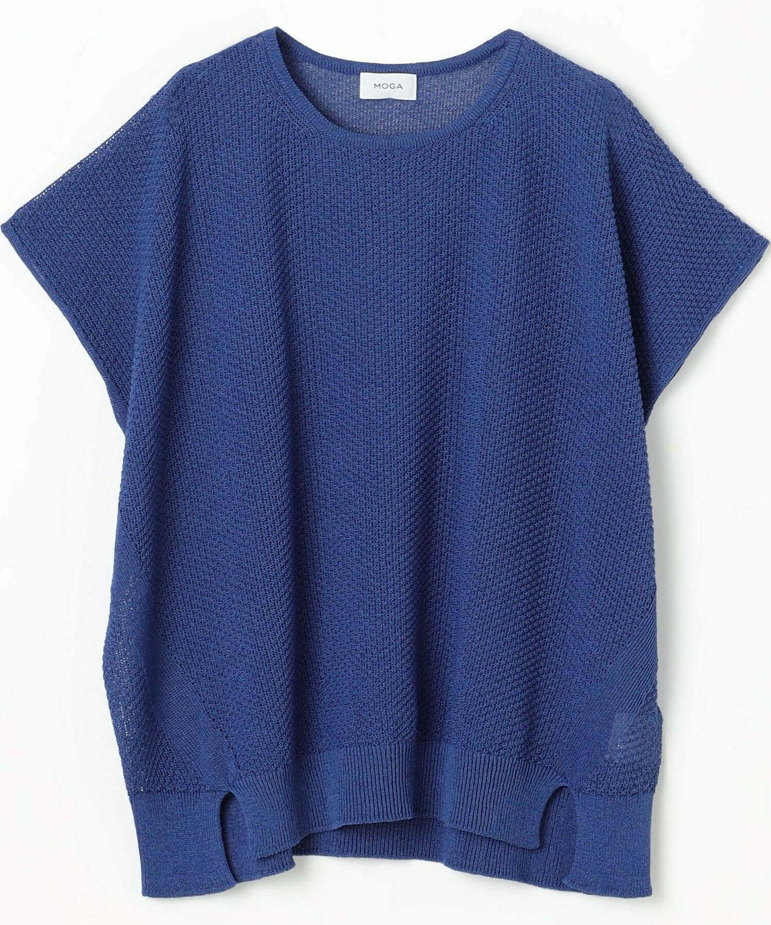 【MOGA】【Lサイズ】TAKUMIドロップショルダーニット 詳細画像 ブルー 1