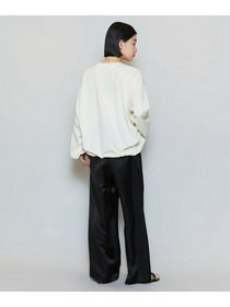 【MOGA】【Lサイズ】ストレッチフライスギャザータックトップス 詳細画像 オフホワイト 13