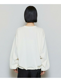 【MOGA】【Lサイズ】ストレッチフライスギャザータックトップス 詳細画像 オフホワイト 23