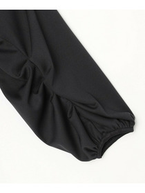 【MOGA】【Lサイズ】ストレッチフライスギャザータックトップス 詳細画像 オフホワイト 27