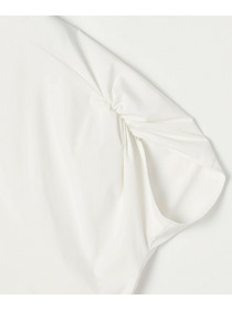 【MOGA】【Lサイズ】クールトリコットVネックドルマンスリーブトップス 詳細画像 ブラック 19