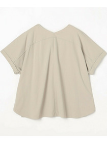 【MOGA】【Lサイズ】クールトリコットクルーネックトップス 詳細画像 ブラック 20