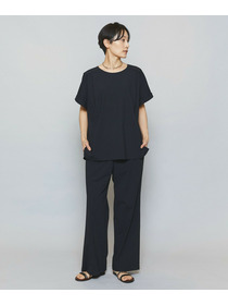 【MOGA】【Lサイズ】クールトリコットクルーネックトップス 詳細画像 ブラック 8