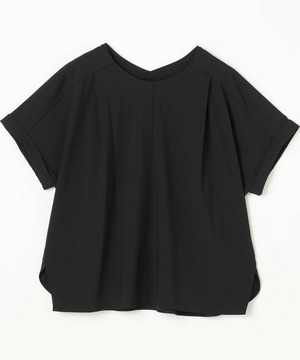 【MOGA】【Lサイズ】クールトリコットクルーネックトップス 詳細画像 ブラック 1