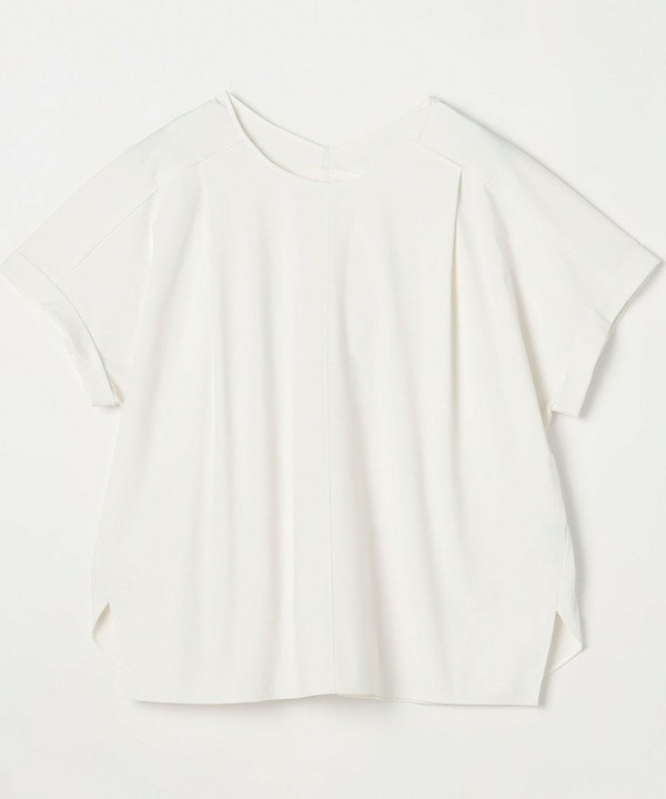 【Lサイズ】クールトリコットクルーネックトップス 詳細画像 ホワイト 1