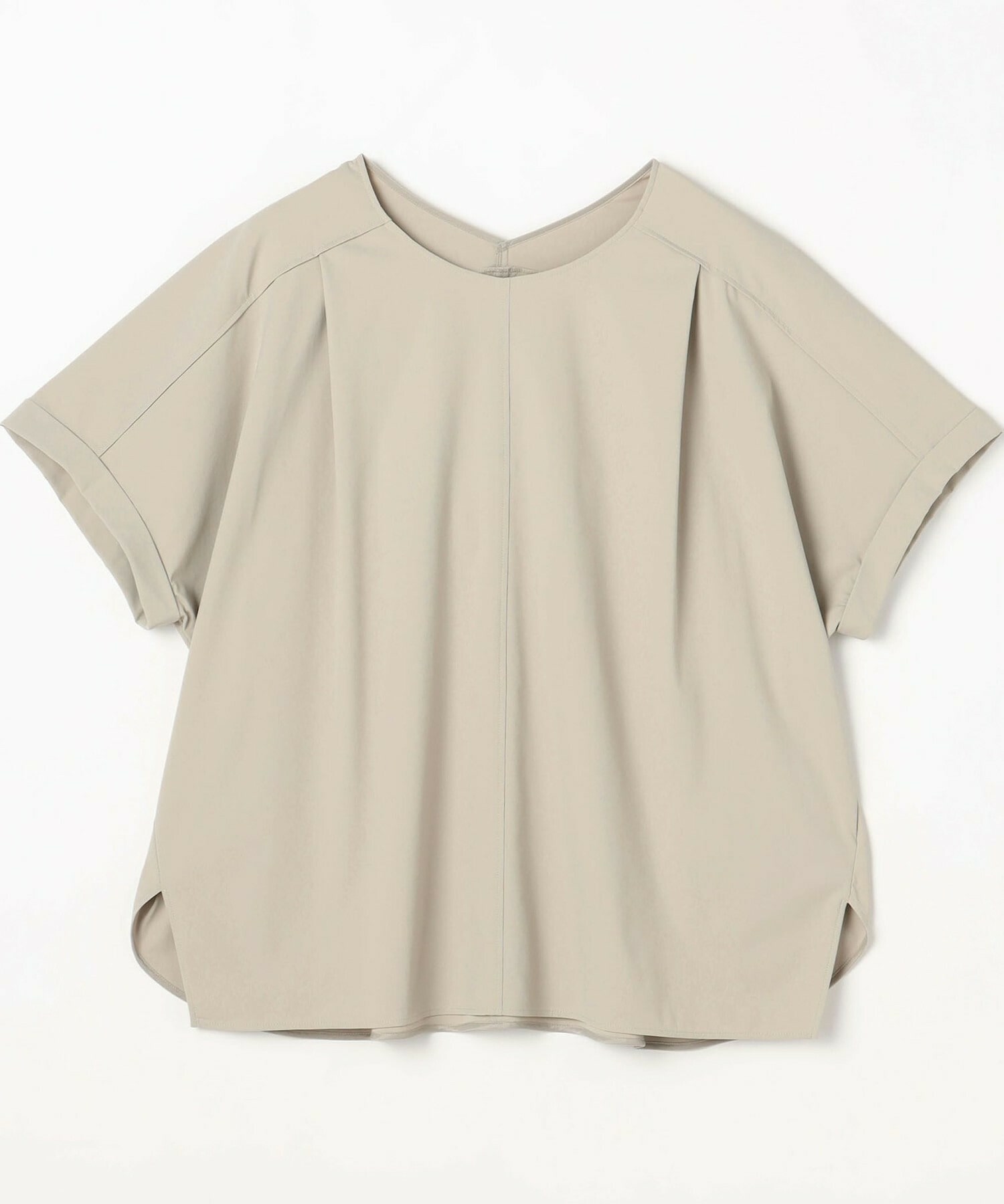 【MOGA】【Lサイズ】クールトリコットクルーネックトップス 詳細画像 ベージュ 1