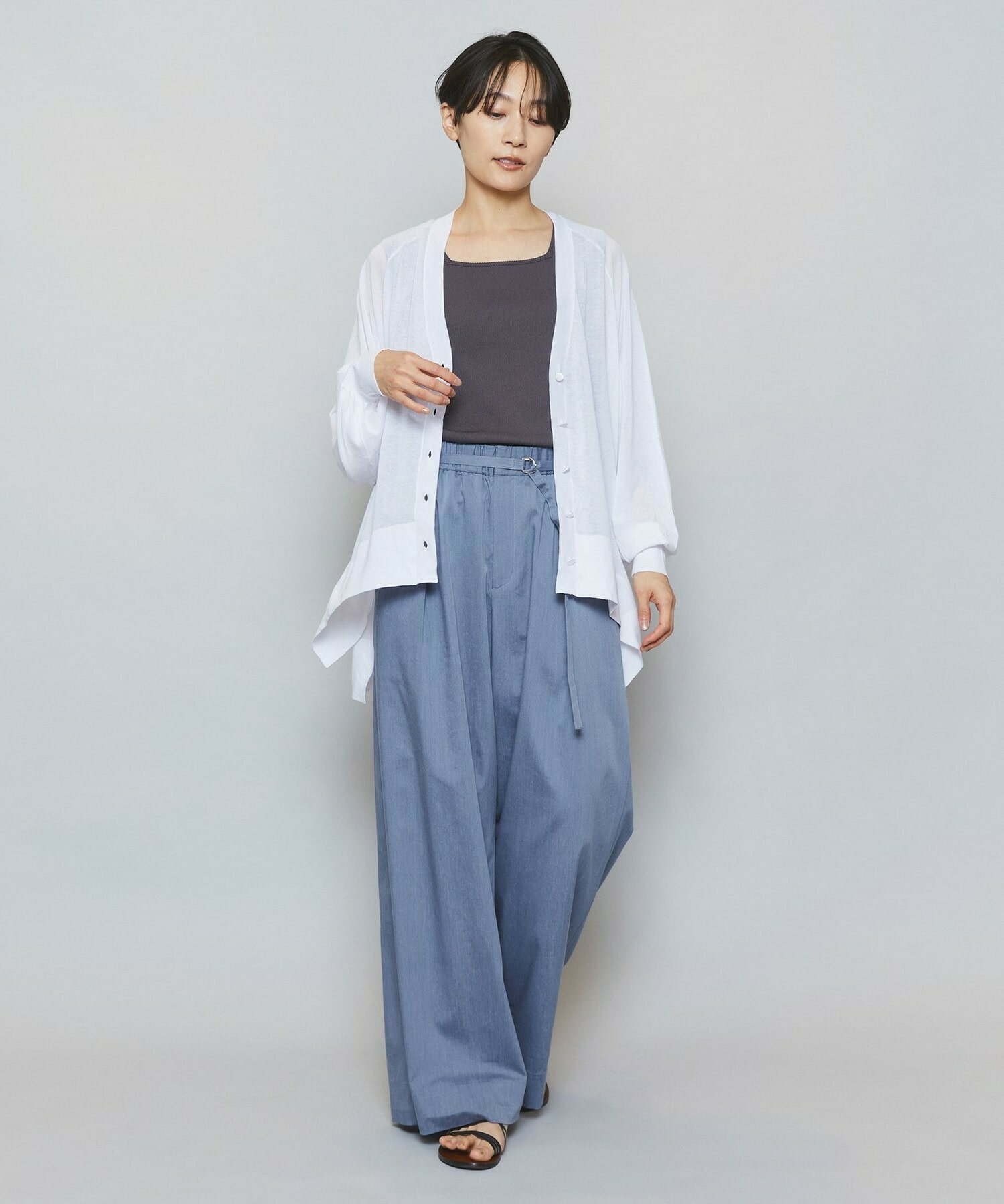 【MOGA】【Lサイズ】ハイテンションテレコリブジャージータンクトップ 詳細画像 ネイビー 3