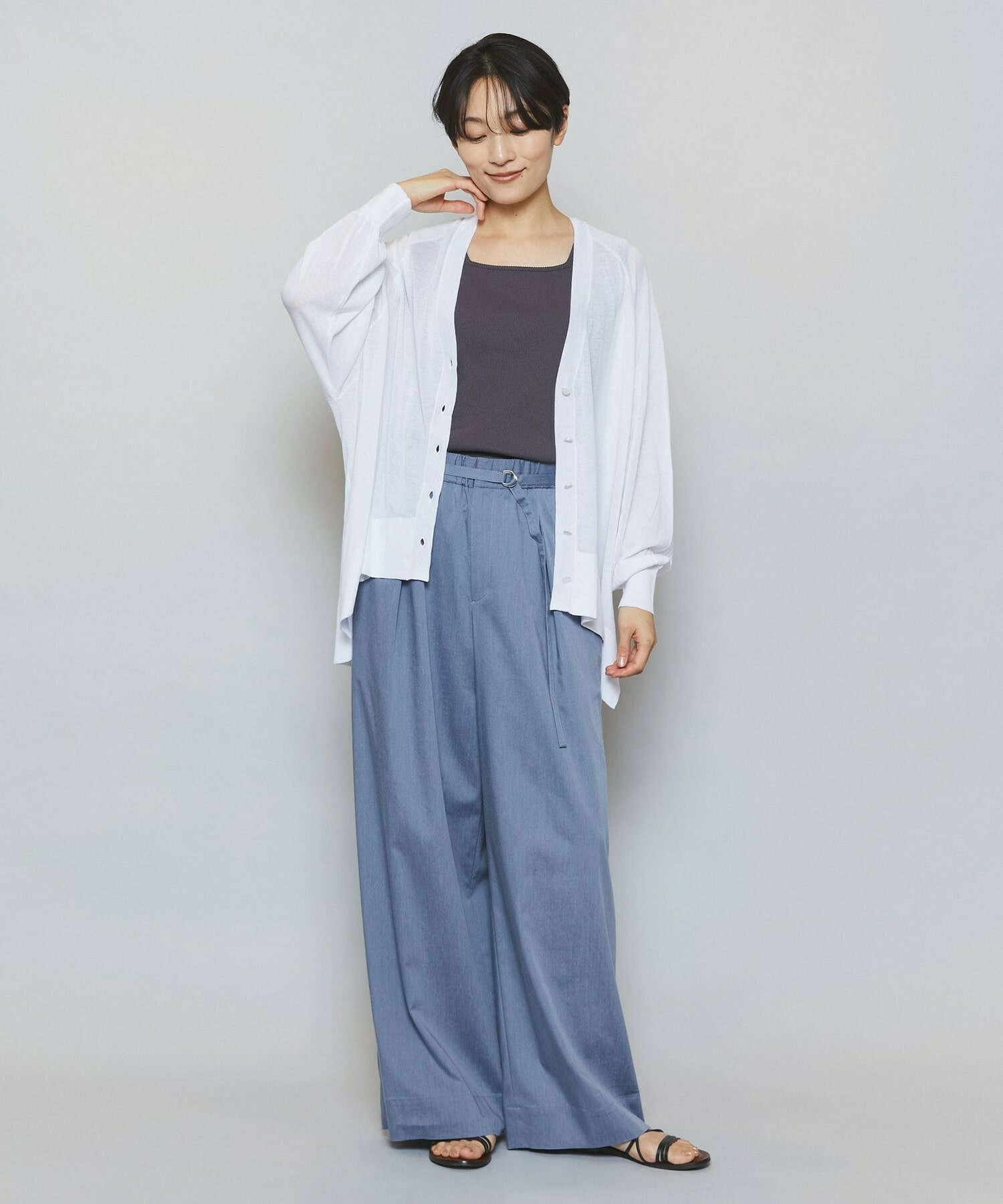 【MOGA】【Lサイズ】ハイテンションテレコリブジャージータンクトップ 詳細画像 ネイビー 6