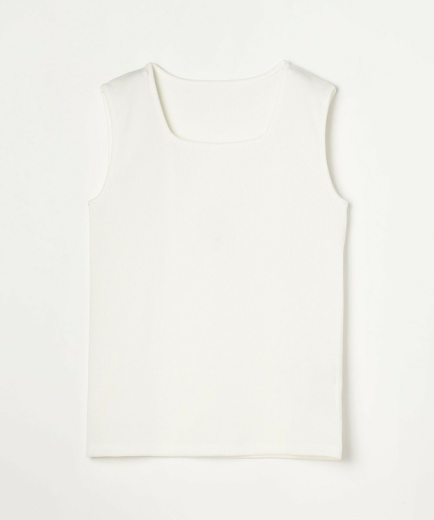 【MOGA】【Lサイズ】ハイテンションテレコリブジャージータンクトップ 詳細画像 オフホワイト 1