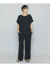 【MOGA】【Lサイズ】クールトリコットストレートパンツ 詳細画像 ブラック 14