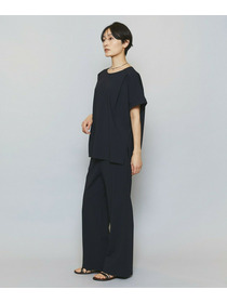 【MOGA】【Lサイズ】クールトリコットストレートパンツ 詳細画像 ブラック 5