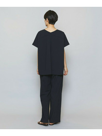 【MOGA】【Lサイズ】クールトリコットストレートパンツ 詳細画像 ブラック 8