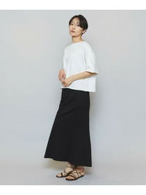 【MOGA】【Lサイズ】ハイゲージ天竺ロングスカート 詳細画像 トップグレー 10