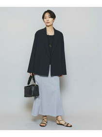 【MOGA】【Lサイズ】ハイゲージ天竺ロングスカート 詳細画像 トップグレー 13