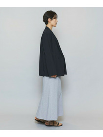 【MOGA】【Lサイズ】ハイゲージ天竺ロングスカート 詳細画像 トップグレー 19