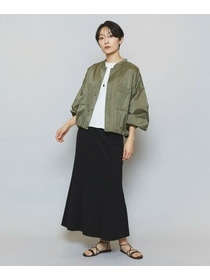 【MOGA】【Lサイズ】ハイゲージ天竺ロングスカート 詳細画像 トップグレー 2