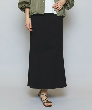 【MOGA】【Lサイズ】ハイゲージ天竺ロングスカート 詳細画像 ブラック 2