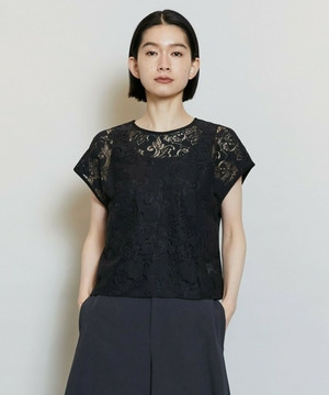 【MOGA】【Lサイズ】ラッセルレーストップス 詳細画像 ブラック 2