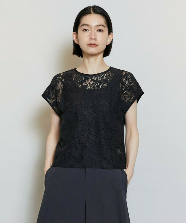 【Lサイズ】ラッセルレーストップス 詳細画像 ブラック 2