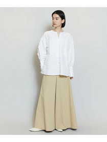 【MOGA】【Lサイズ】リボンテープジャガードブラウス 詳細画像 ホワイト 19