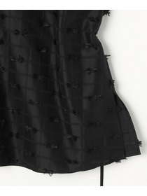 【MOGA】【Lサイズ】リボンテープジャガードブラウス 詳細画像 ホワイト 28