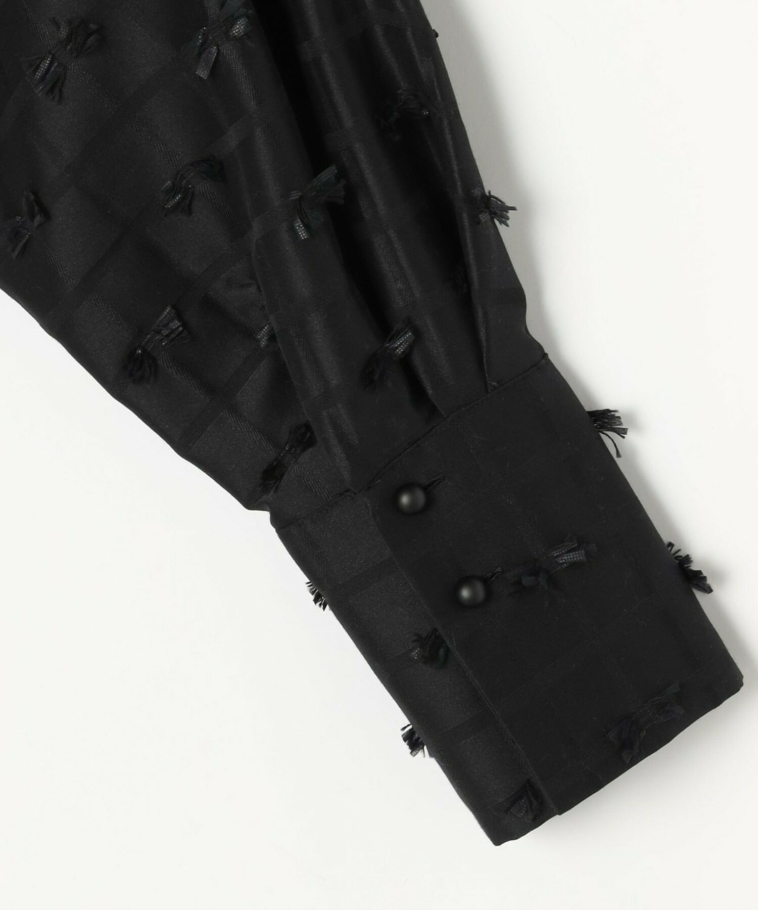 【MOGA】【Lサイズ】リボンテープジャガードブラウス 詳細画像 ホワイト 26