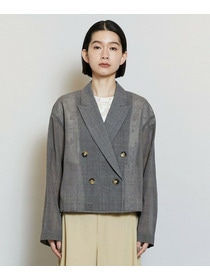 【MOGA】【Lサイズ】ハードボイルチェッククロップドジャケット 詳細画像 チェック 20