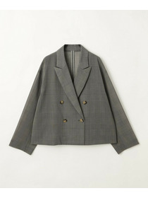 【MOGA】【Lサイズ】ハードボイルチェッククロップドジャケット 詳細画像 チェック 24