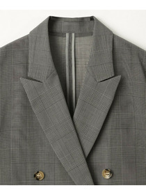 【MOGA】【Lサイズ】ハードボイルチェッククロップドジャケット 詳細画像 チェック 26