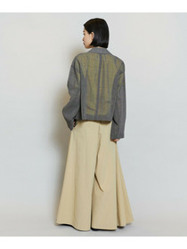 【MOGA】【Lサイズ】ハードボイルチェッククロップドジャケット 詳細画像 チェック 5