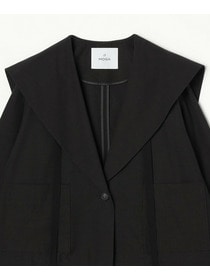 【MOGA】【Lサイズ】ライトグログランセーラージャケット 詳細画像 ブラック 14