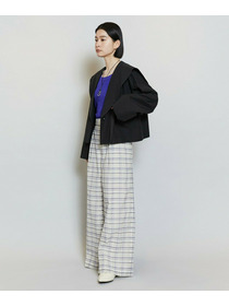 【MOGA】【Lサイズ】ライトグログランセーラージャケット 詳細画像 ブラック 5