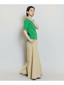 【MOGA】【Lサイズ】コンパクトツイルワイドフレアーパンツ 詳細画像 ダークネイビー 16