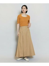 【MOGA】【Lサイズ】テンセルコットンツイルスカート 詳細画像 ベージュ 5