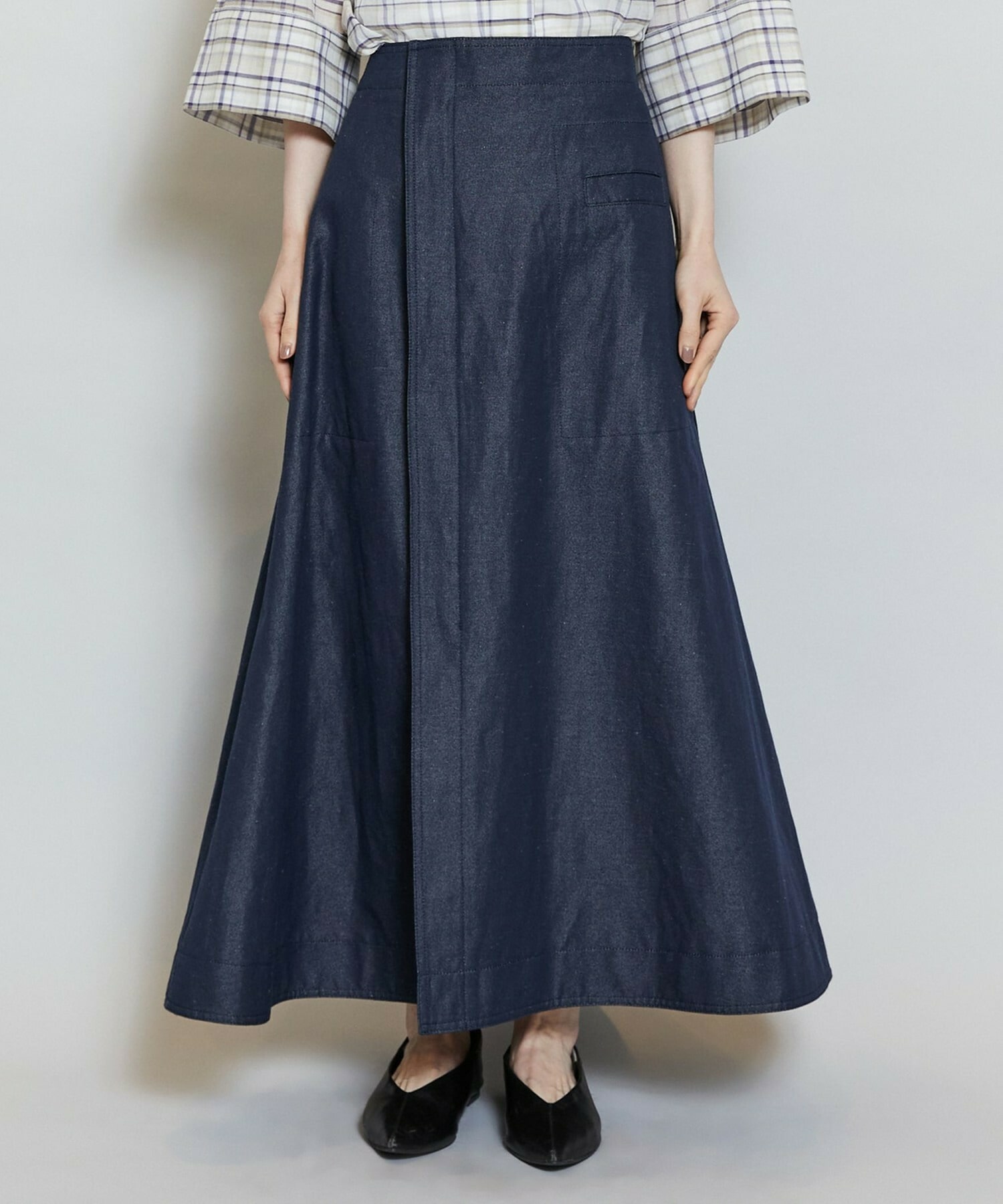 【MOGA】【Lサイズ】C/Liデニムスカート 詳細画像 ネイビー 15