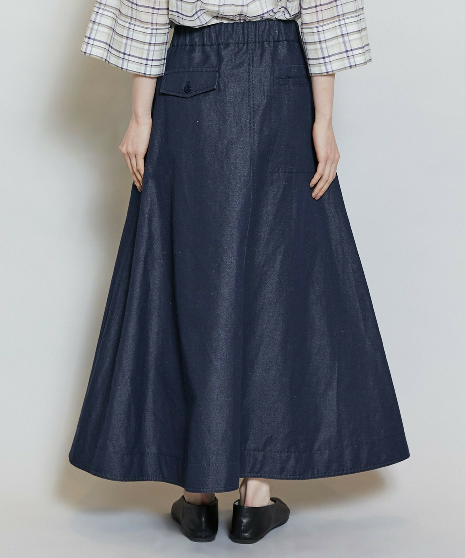 【MOGA】【Lサイズ】C/Liデニムスカート 詳細画像 ネイビー 18