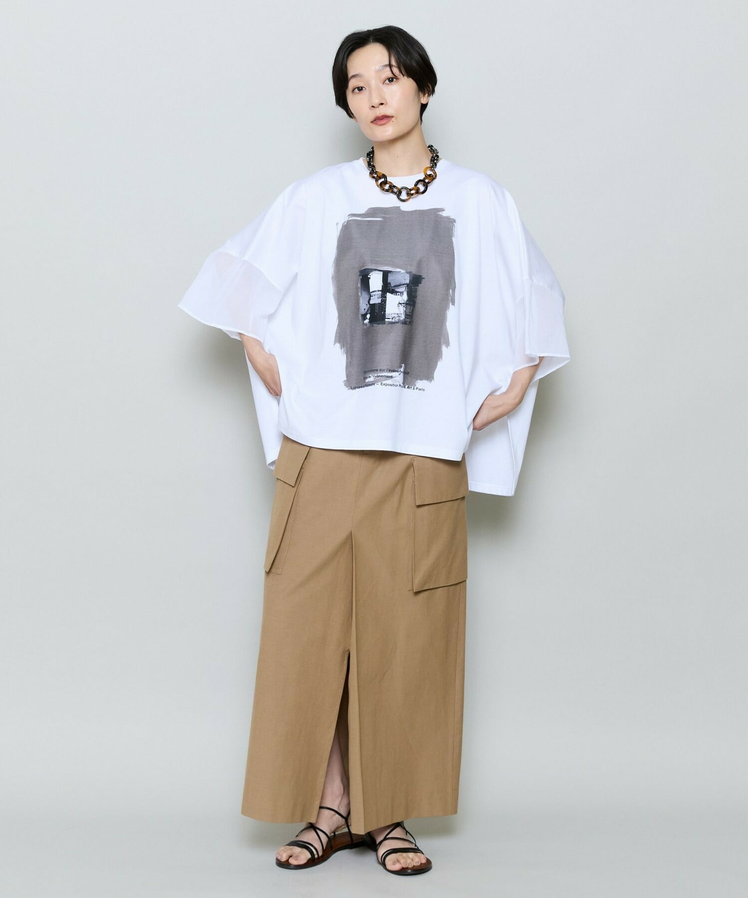 【MOGA】【Lサイズ】ツインパワープラスカーゴスカート 詳細画像 キャメル 13
