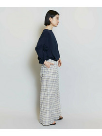 【MOGA】【Lサイズ】キアロスクーロニットトップス 詳細画像 ネイビー 5