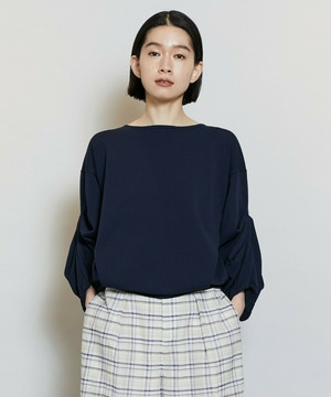 【MOGA】【Lサイズ】キアロスクーロニットトップス 詳細画像 ネイビー 2